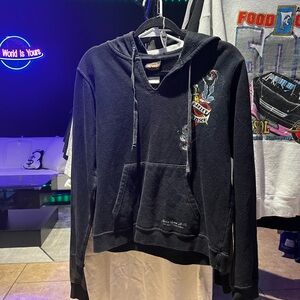 Harley-Davidson women's black pullover hoodie